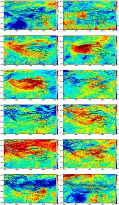 Variation of Thermal Infrared Brightness Temperature Anomalies in the Madoi Earthquake and Associated Earthquakes in the Qinghai-Tibetan Plateau (China)